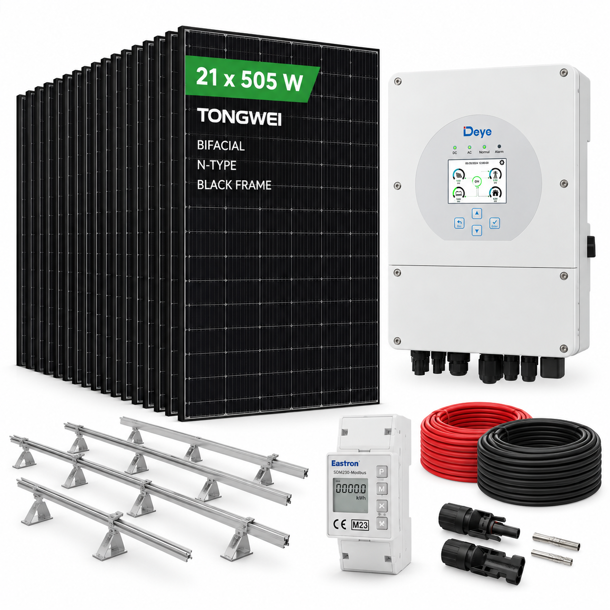 Kit Solar Autoconsumo 10 kW | VETTES Deye 10