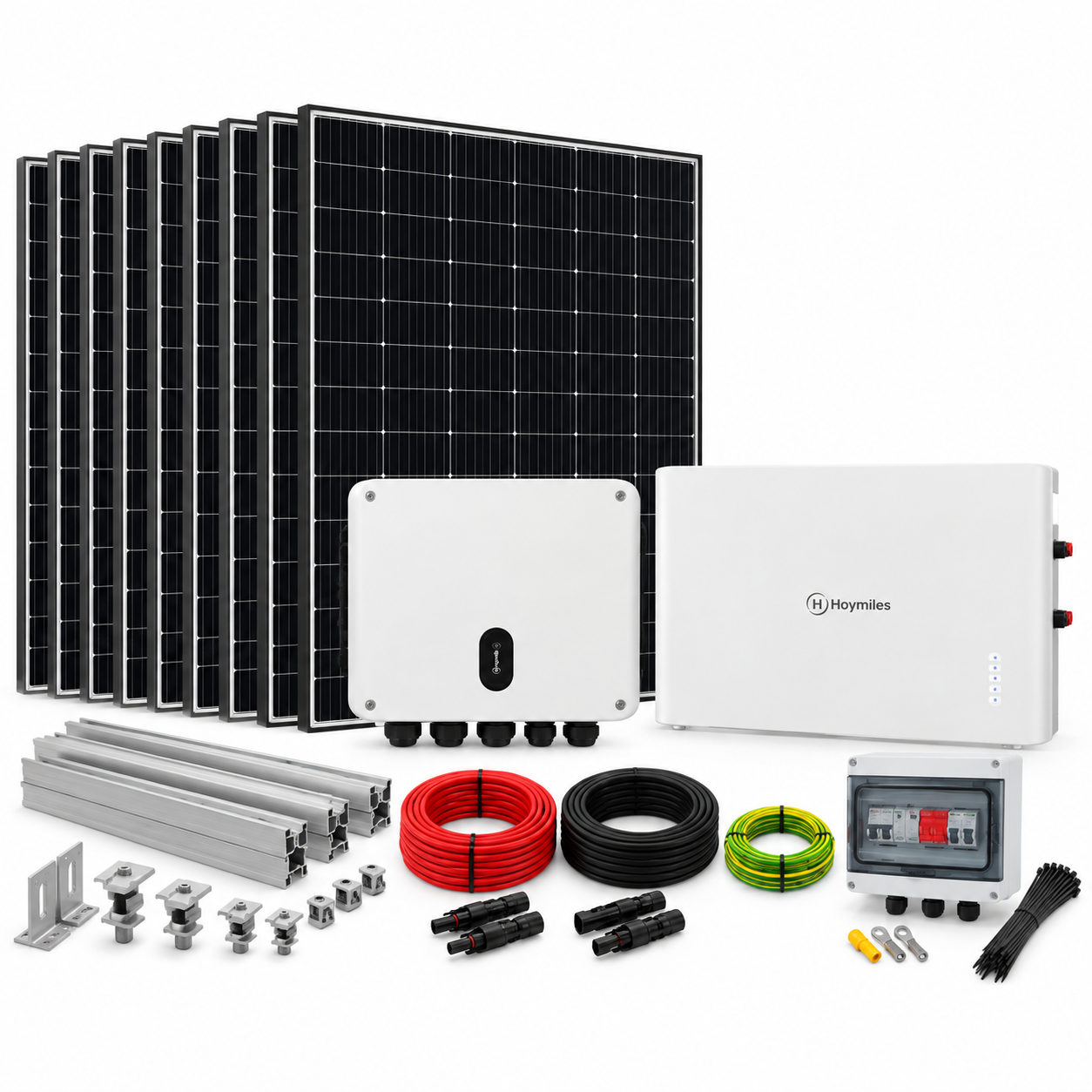 Kit Solar Híbrido 5 kW + Batería 5 kWh | VETTES Hoymiles